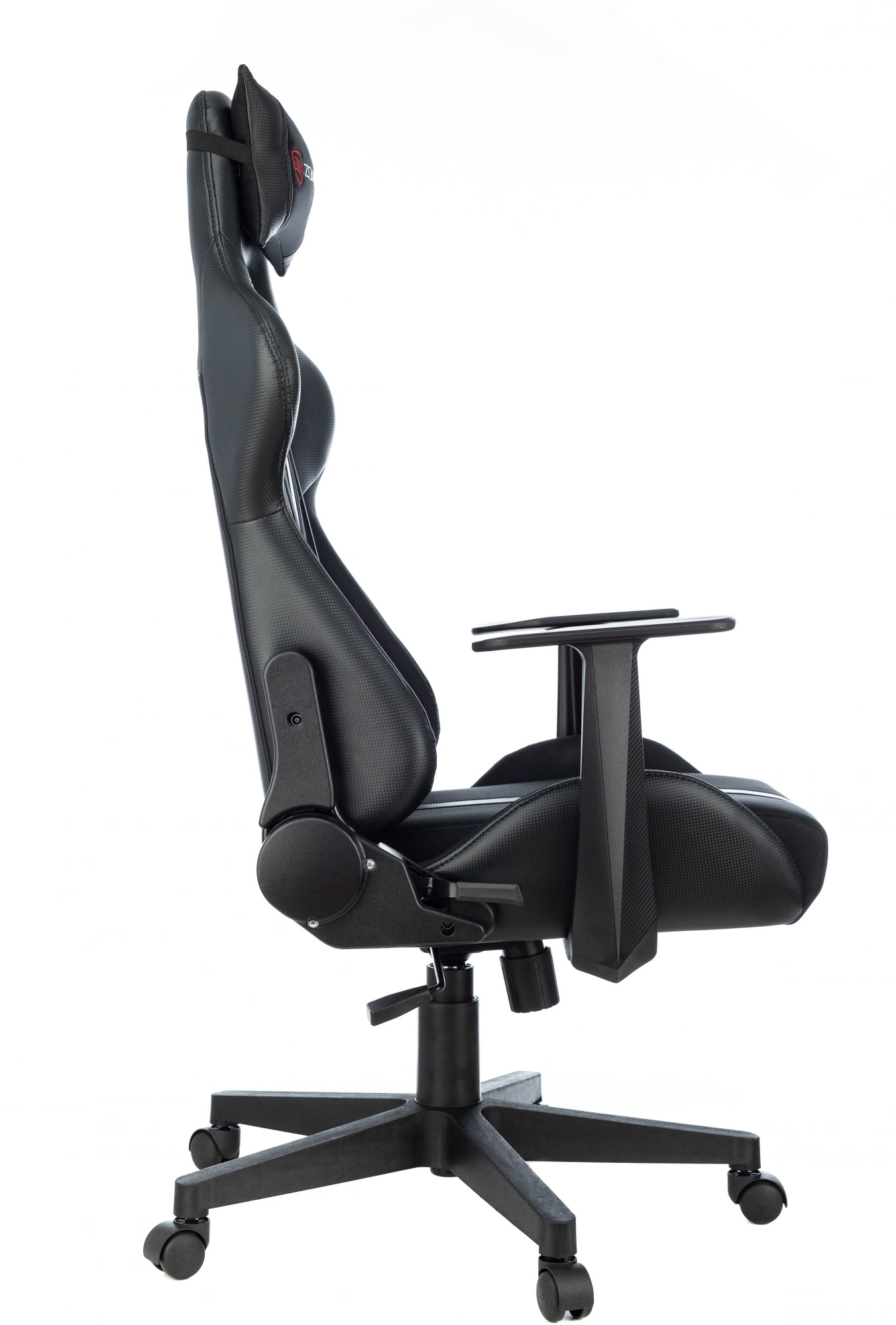 Кресло игровое Zombie Defender II, обивка: текстиль/экокожа, цвет: черный/карбон (ZOMBIE DEFENDER II B) от магазина Buro.store