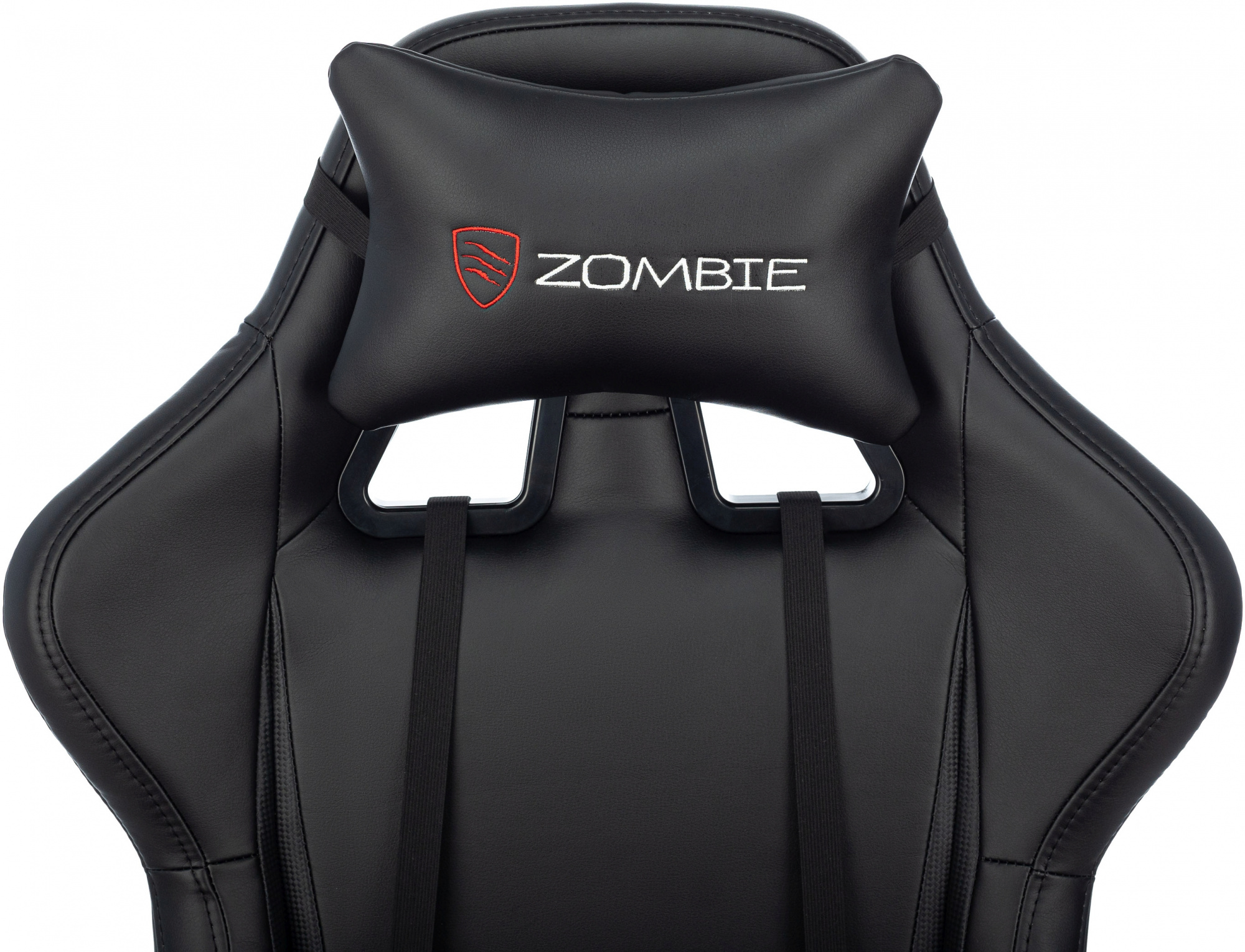Кресло игровое Zombie GAME TETRA, обивка: эко.кожа, цвет: черный/карбон (ZOMBIE GAME TETRA B) от магазина Buro.store