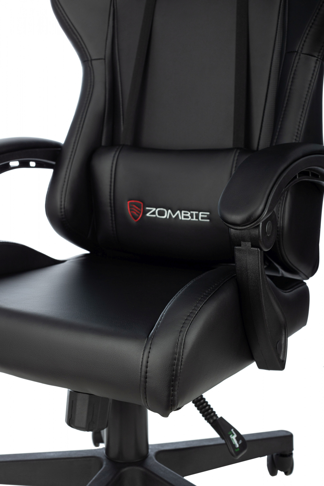Кресло игровое Zombie GAME TETRA, обивка: эко.кожа, цвет: черный/карбон (ZOMBIE GAME TETRA B) от магазина Buro.store