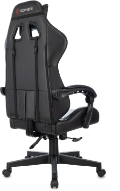 Кресло игровое Zombie GAME TETRA, обивка: экокожа, цвет: черный/красный (ZOMBIE GAME TETRA BR)