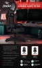 Кресло игровое Zombie GAME TETRA, обивка: эко.кожа, цвет: черный/красный (ZOMBIE GAME TETRA BR) от магазина Buro.store