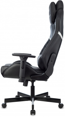 Кресло игровое Knight Thunder 5X, обивка: эко.кожа, цвет: черный (KNIGHT THUNDER 5X B)