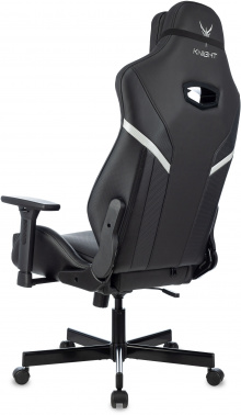 Кресло игровое Knight Thunder 5X, обивка: эко.кожа, цвет: черный (KNIGHT THUNDER 5X B)