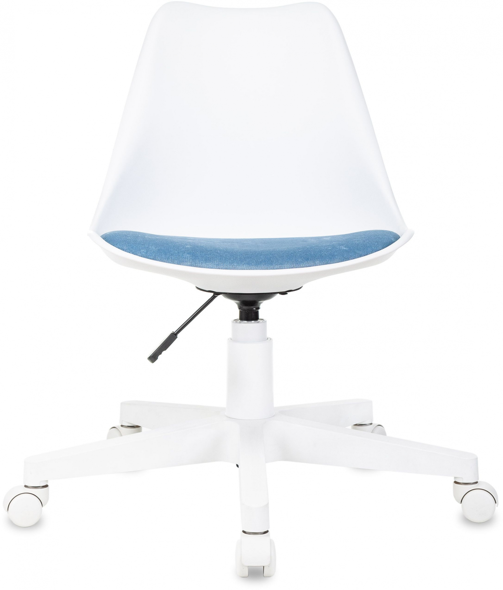 Кресло Бюрократ CH-W333, обивка: ткань, цвет: белый/голубой Velvet 86 (CH-W333/VELV86) от магазина Buro.store