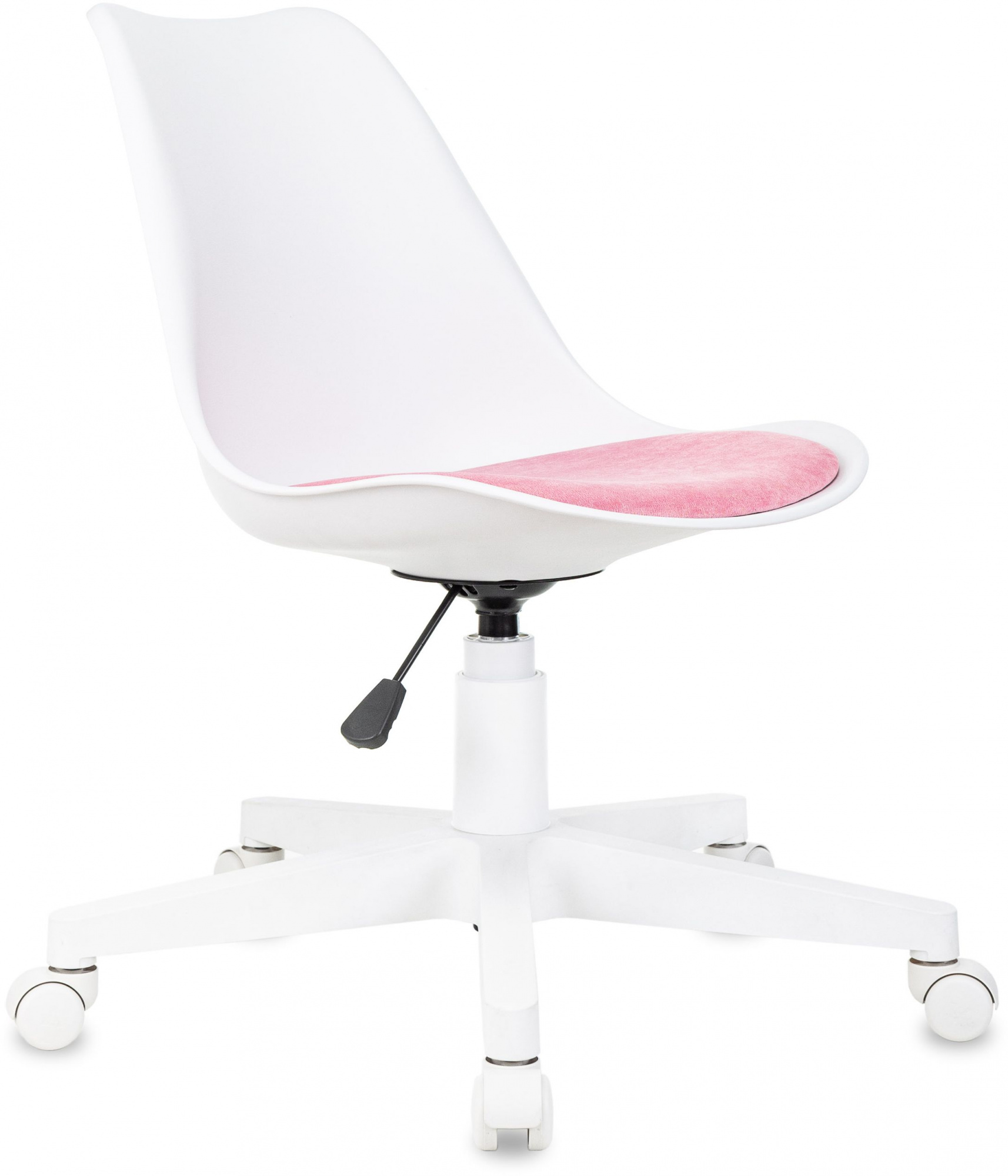 Кресло Бюрократ CH-W333, обивка: ткань, цвет: белый/розовый Velvet 36 (CH-W333/VELV36) от магазина Buro.store
