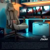 Кресло игровое Zombie Neo, обивка: ткань, цвет: серый (ZOMBIE NEOGREY) от магазина Buro.store
