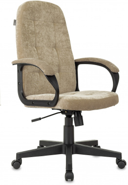 Кресло руководителя Бюрократ CH 002, обивка: ткань, цвет: песочный (CH 002 LT21)