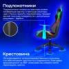 Кресло игровое Zombie GAME RGB, обивка: эко.кожа/ткань, цвет: черный (ZOMBIE GAME RGB) от магазина Buro.store