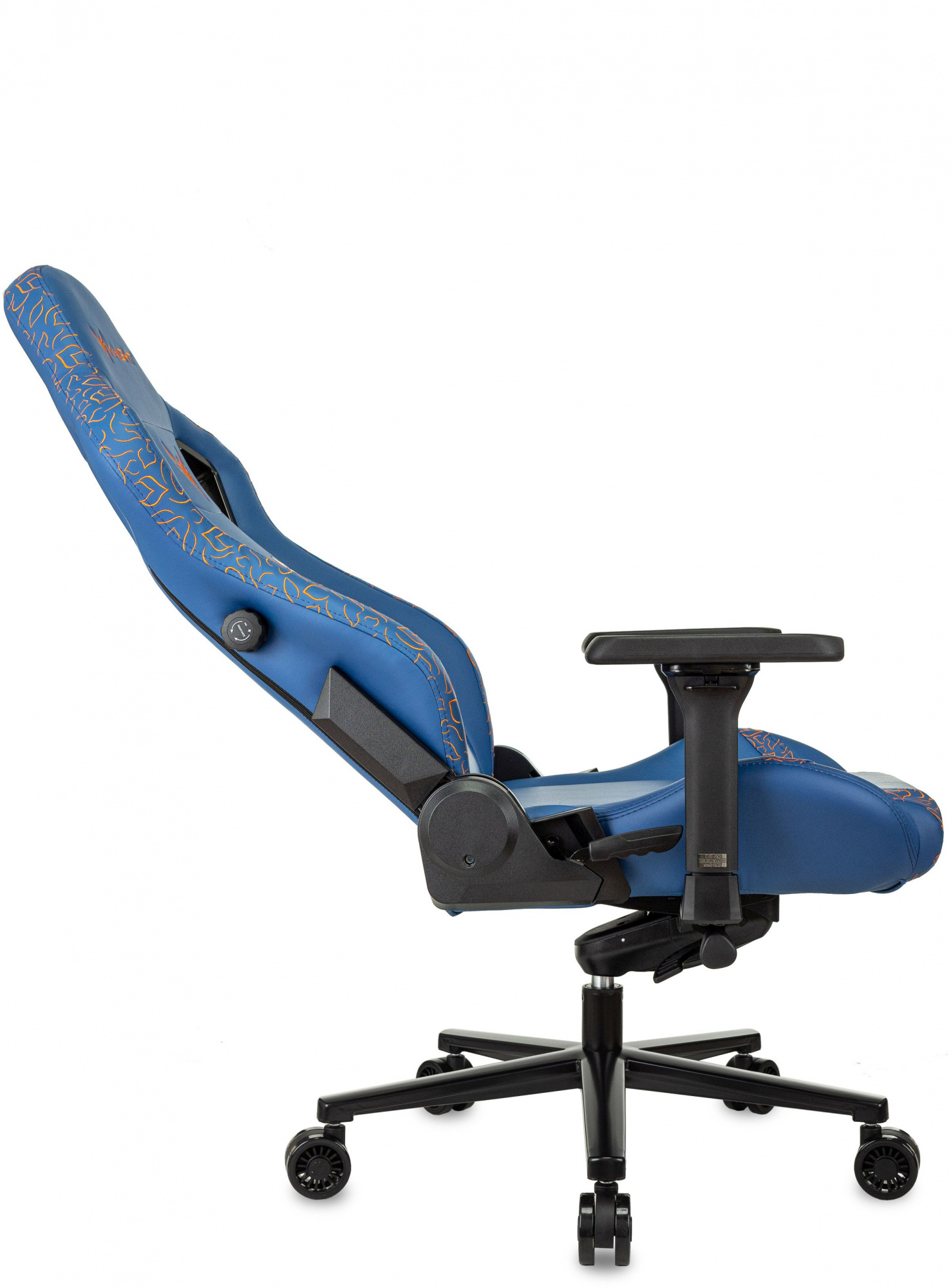 Кресло игровое Knight Craft Dragon, обивка: эко.кожа, цвет: синий (KNIGHT CRFT DRAGON B) от магазина Buro.store