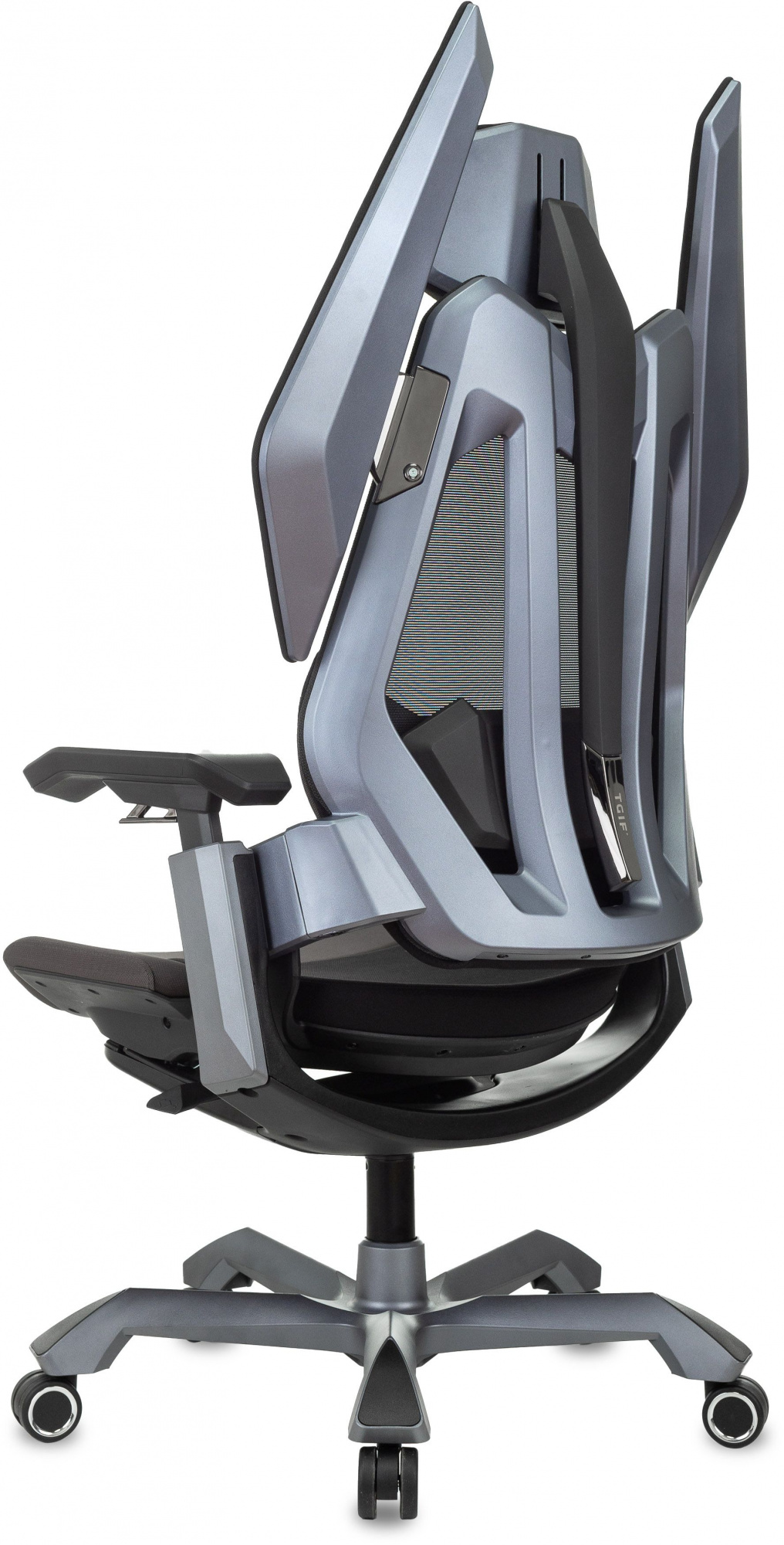 Кресло игровое Knight Aero, обивка: ткань, цвет: черный (KNIGHT AERO) от магазина Buro.store