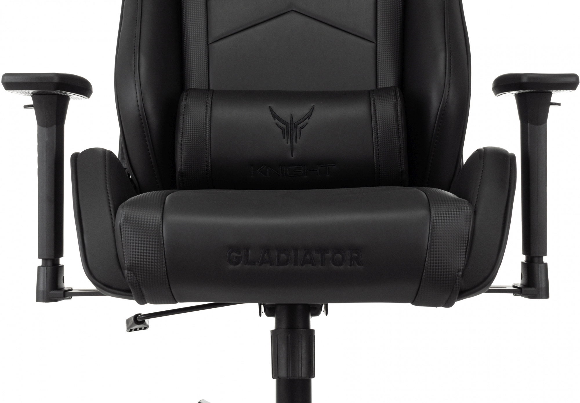 Кресло игровое Knight Gladiator, обивка: эко.кожа, цвет: черный (KNIGHT GLADIATOR B) от магазина Buro.store