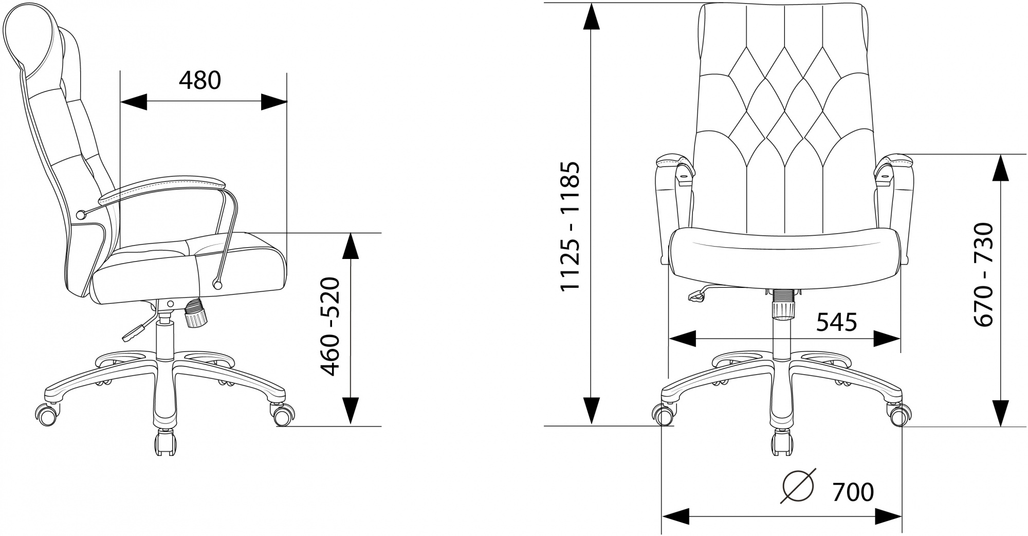 Кресло руководителя Бюрократ T-9928SL, обивка: ткань, цвет: серый (T-9928SL/FABR/GREY) от магазина Buro.store