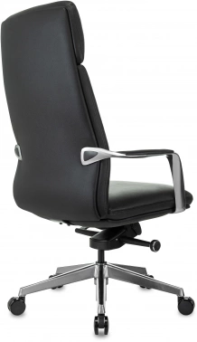 Кресло руководителя Бюрократ _VEGA, обивка: кожа, цвет: черный (_VEGA/BLACK)