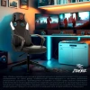 Кресло игровое Zombie 50, обивка: эко.кожа, цвет: черный/белый (ZOMBIE 50 BW) от магазина Buro.store
