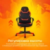 Кресло игровое Zombie 100, обивка: ткань/экокожа, цвет: черный/красный (ZOMBIE 100 BR) от магазина Buro.store