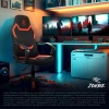 Кресло игровое Zombie 100, обивка: ткань/экокожа, цвет: черный/красный (ZOMBIE 100 BR) от магазина Buro.store