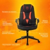 Кресло игровое Zombie 200, обивка: ткань/экокожа, цвет: черный/красный (ZOMBIE 200 BR) от магазина Buro.store