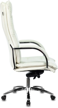 Кресло руководителя Бюрократ T-9927SL, обивка: кожа, цвет: слоновая кость (T-9927SL/IVORY_LTHR)