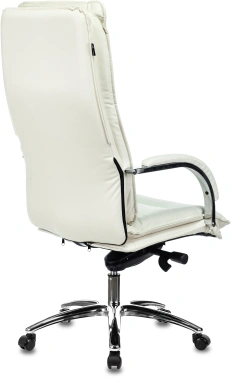 Кресло руководителя Бюрократ T-9927SL, обивка: кожа, цвет: слоновая кость (T-9927SL/IVORY_LTHR)