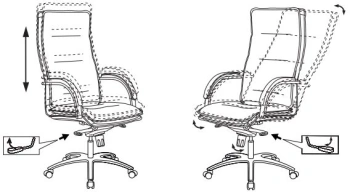 Кресло руководителя Бюрократ T-9927SL, обивка: кожа, цвет: слоновая кость (T-9927SL/IVORY_LTHR)