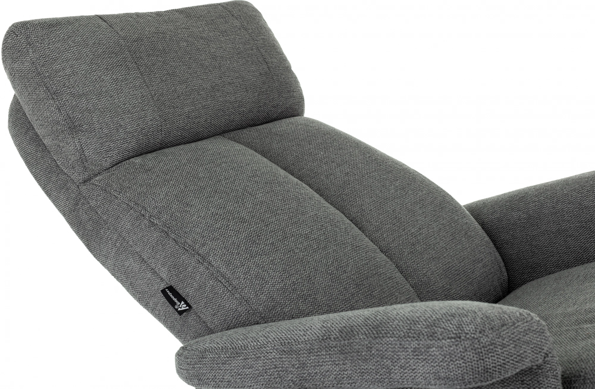 Кресло Бюрократ _Baron, обивка: ткань, цвет: серый, каркас: металл (_baron/grey) от магазина Buro.store