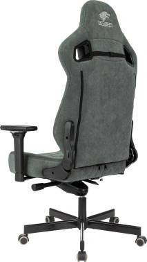 Кресло игровое Knight Hunter, обивка: искусственная замша, цвет: серый (KNIGHT HUNTER ALFA44)