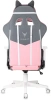 Кресло игровое Knight Catzy, обивка: экокожа, цвет: серый/розовый (KNIGHT CATZY) от магазина Buro.store