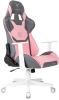Кресло игровое Knight Catzy, обивка: экокожа, цвет: серый/розовый (KNIGHT CATZY) от магазина Buro.store