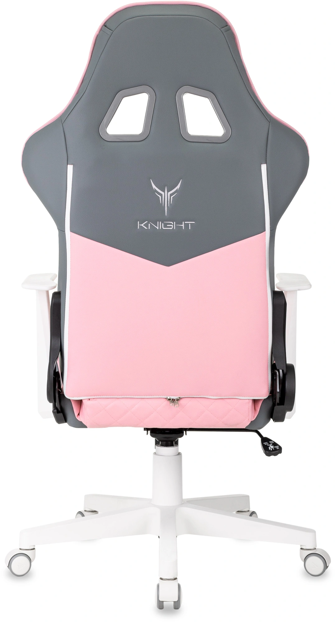 Кресло игровое Knight Catzy, обивка: экокожа, цвет: серый/розовый (KNIGHT CATZY) от магазина Buro.store