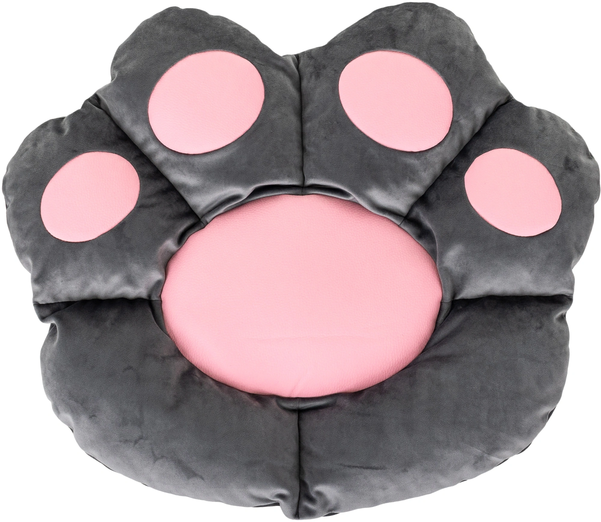 Кресло игровое Knight Catzy, обивка: экокожа, цвет: серый/розовый (KNIGHT CATZY) от магазина Buro.store