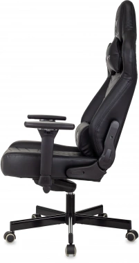 Кресло игровое Knight Hunter, обивка: экокожа, цвет: черный (KNIGHT HUNTER BL-PU)