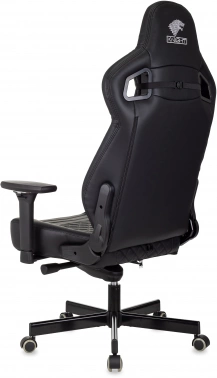 Кресло игровое Knight Hunter, обивка: экокожа, цвет: черный (KNIGHT HUNTER BL-PU)