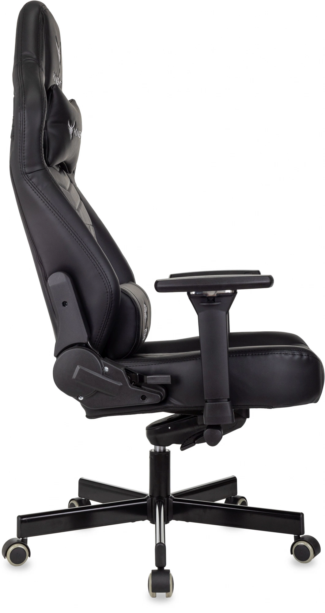 Кресло игровое Knight Hunter, обивка: экокожа, цвет: черный (KNIGHT HUNTER BL-PU) от магазина Buro.store