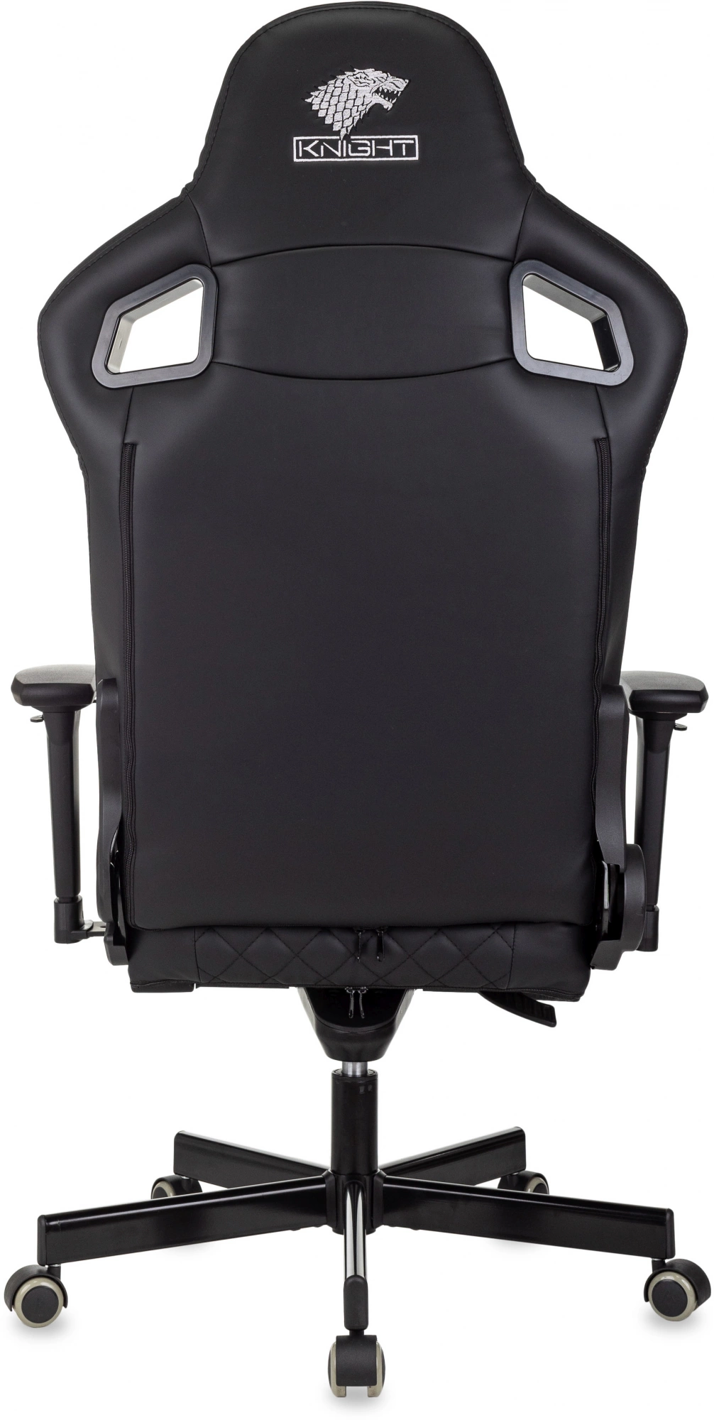 Кресло игровое Knight Hunter, обивка: экокожа, цвет: черный (KNIGHT HUNTER BL-PU) от магазина Buro.store