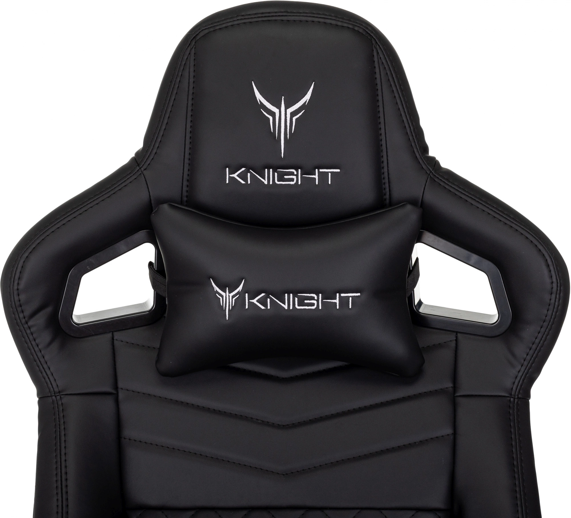 Кресло игровое Knight Hunter, обивка: экокожа, цвет: черный (KNIGHT HUNTER BL-PU) от магазина Buro.store