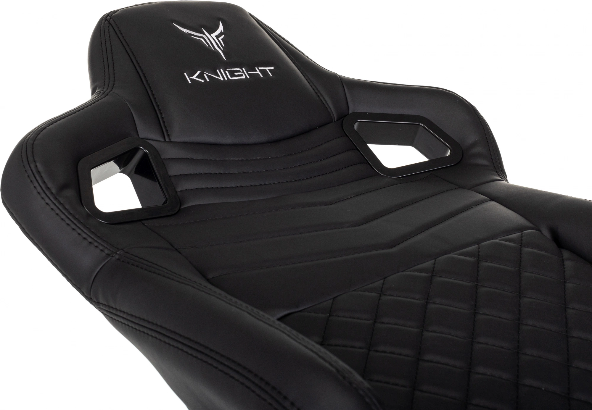 Кресло игровое Knight Hunter, обивка: экокожа, цвет: черный (KNIGHT HUNTER BL-PU) от магазина Buro.store