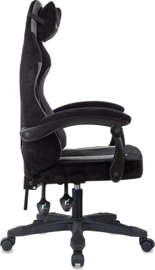 Кресло игровое Knight Wolf, обивка: ткань, цвет: черный/серый (KNIGHT WOLF B)