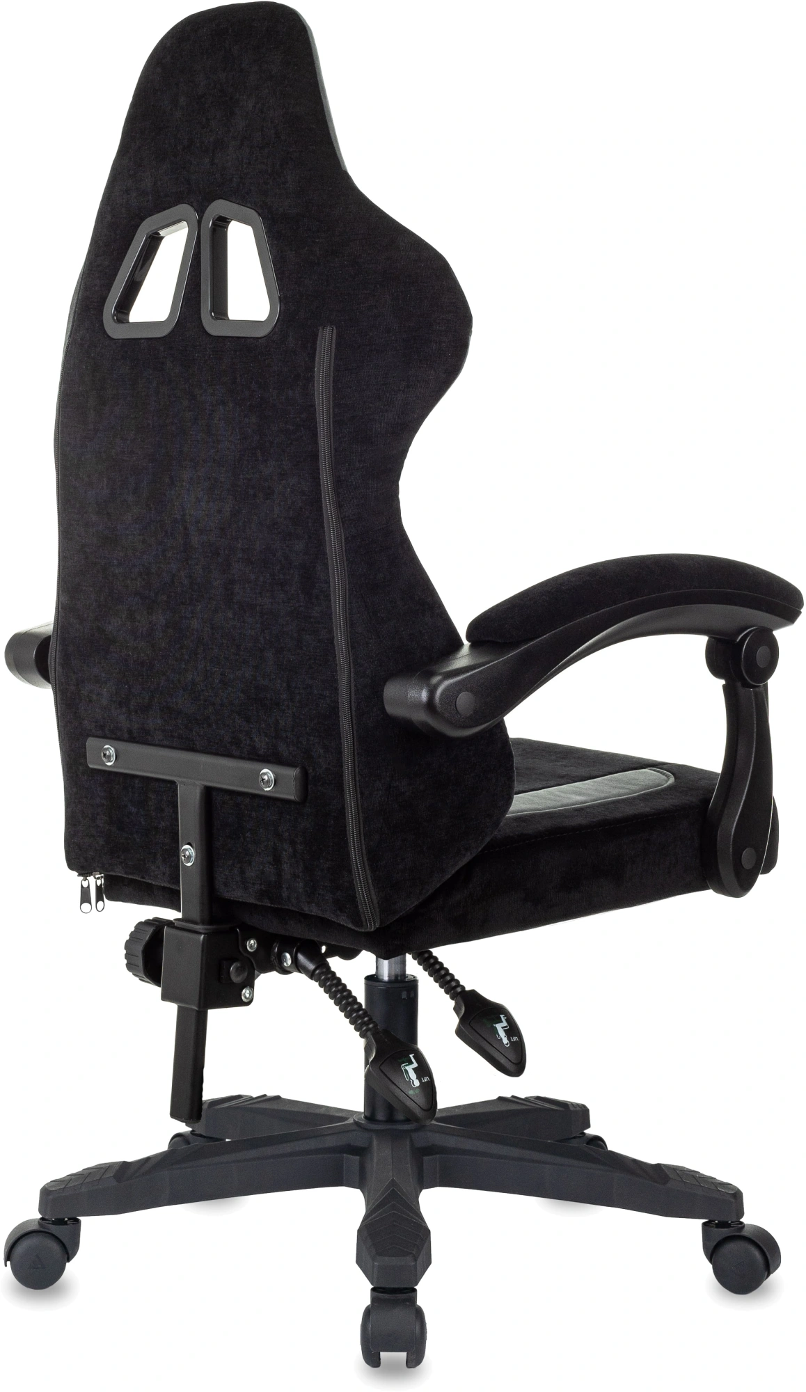 Кресло игровое Knight Wolf, обивка: ткань, цвет: черный/серый (KNIGHT WOLF B) от магазина Buro.store