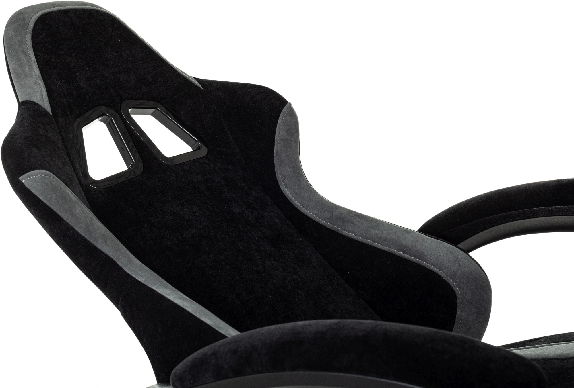 Кресло игровое Knight Wolf, обивка: ткань, цвет: черный/серый (KNIGHT WOLF B) от магазина Buro.store