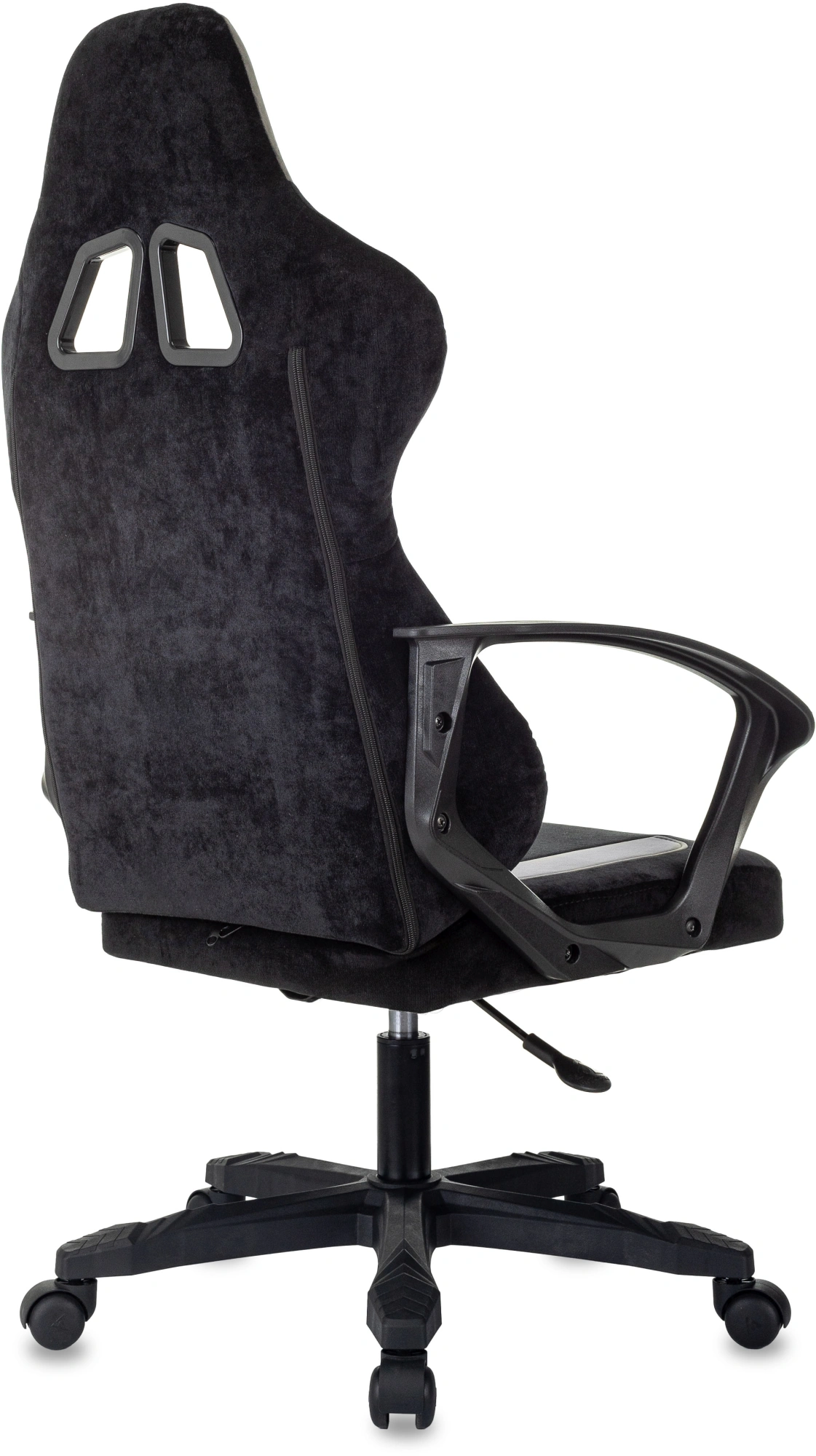 Кресло игровое Knight Optimum, обивка: ткань, цвет: черный/серый (KNIGHT OPTIMUM B) от магазина Buro.store