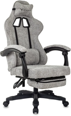 Кресло игровое Knight Lord/F, обивка: ткань, цвет: серый (KNIGHT LORD/F GR)