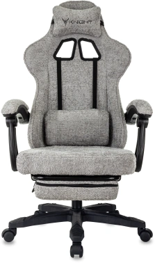 Кресло игровое Knight Lord/F, обивка: ткань, цвет: серый (KNIGHT LORD/F GR)