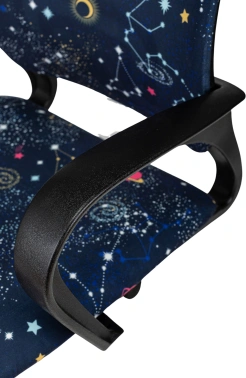Кресло детское Бюрократ Burokids 1, обивка: ткань, цвет: темно-синий, рисунок зодиак (BUROKIDS 1 ZODIAC)