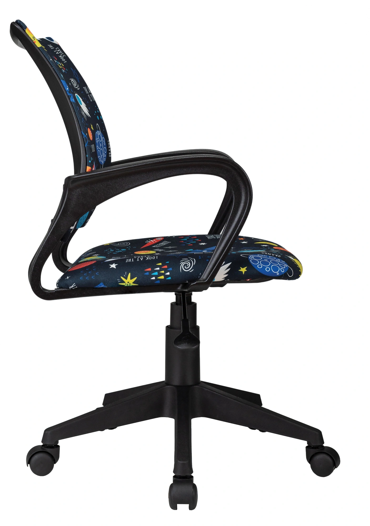 Кресло детское Бюрократ Burokids 1, обивка: ткань, цвет: мультиколор, рисунок шаттл (BUROKIDS 1 SHUTTLE) от магазина Buro.store