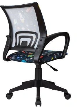 Кресло детское Бюрократ Burokids 1, обивка: ткань, цвет: мультиколор, рисунок шаттл (BUROKIDS 1 SHUTTLE)