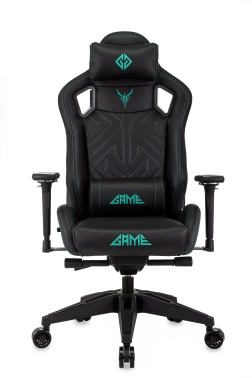 Кресло игровое Knight Titgame, обивка: экокожа, цвет: черный (KNIGHT TITGAME)