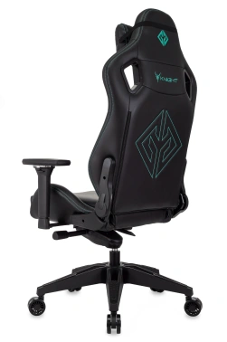 Кресло игровое Knight Titgame, обивка: экокожа, цвет: черный (KNIGHT TITGAME)