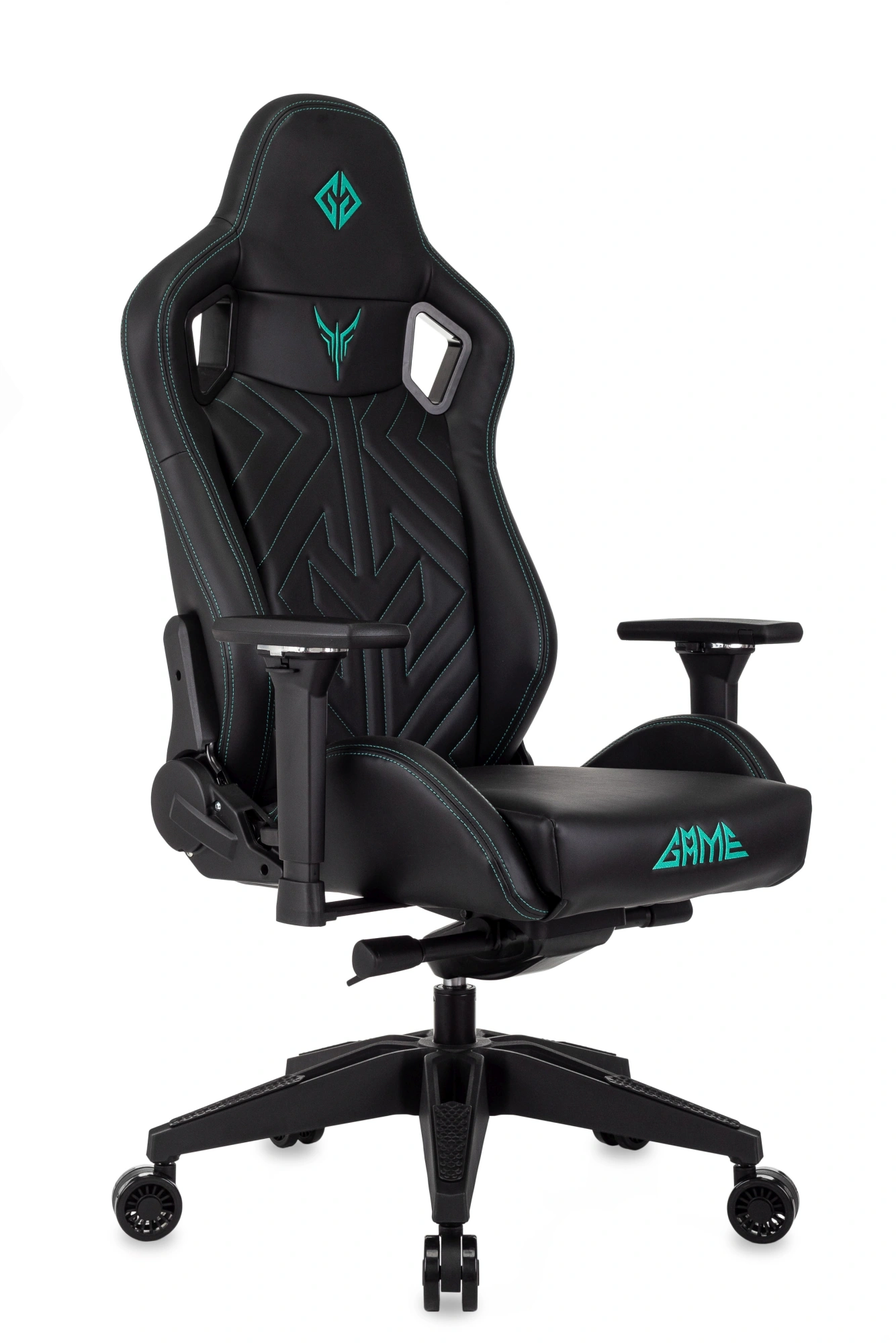 Кресло игровое Knight Titgame, обивка: экокожа, цвет: черный (KNIGHT TITGAME) от магазина Buro.store