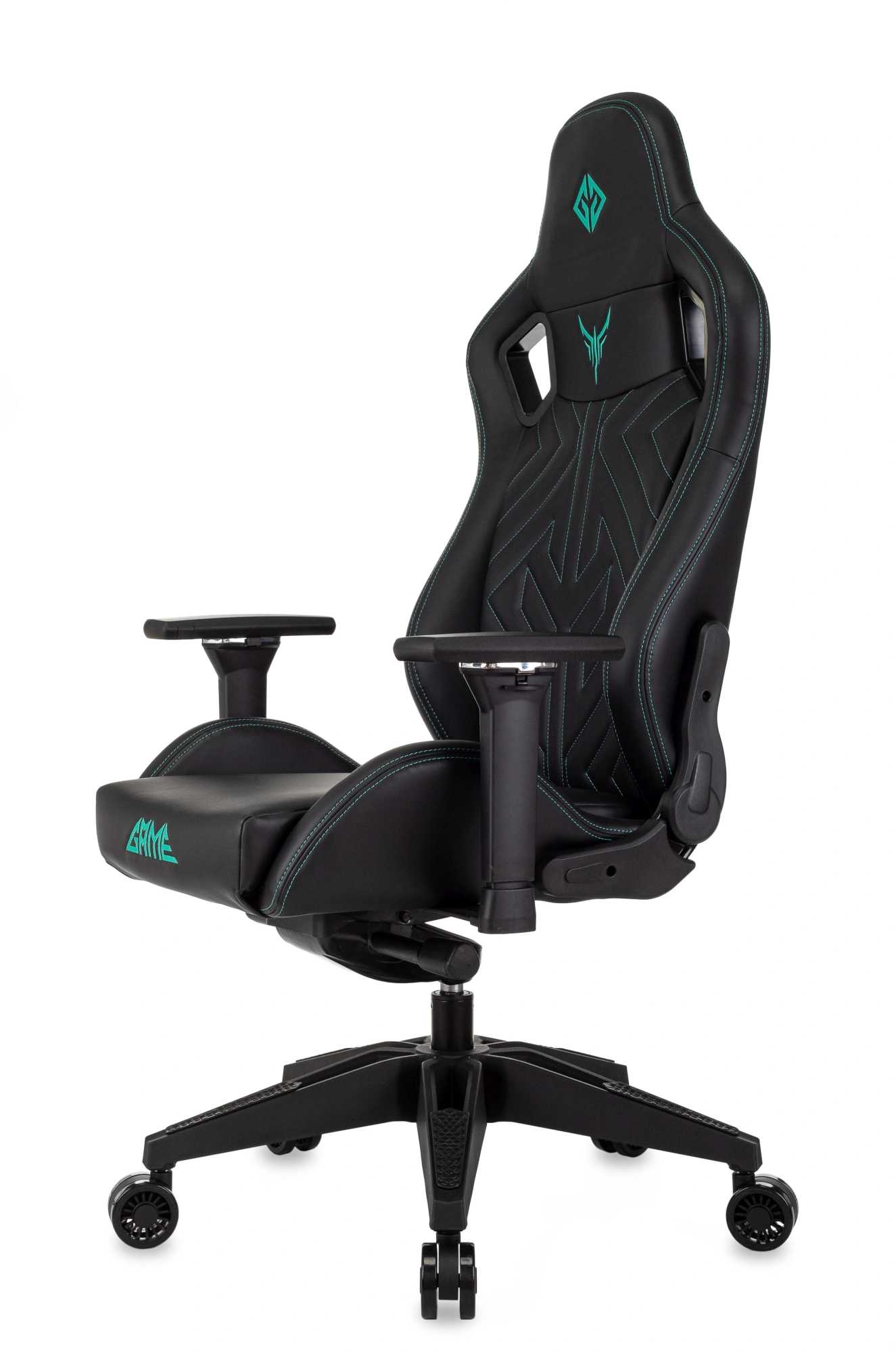 Кресло игровое Knight Titgame, обивка: экокожа, цвет: черный (KNIGHT TITGAME) от магазина Buro.store