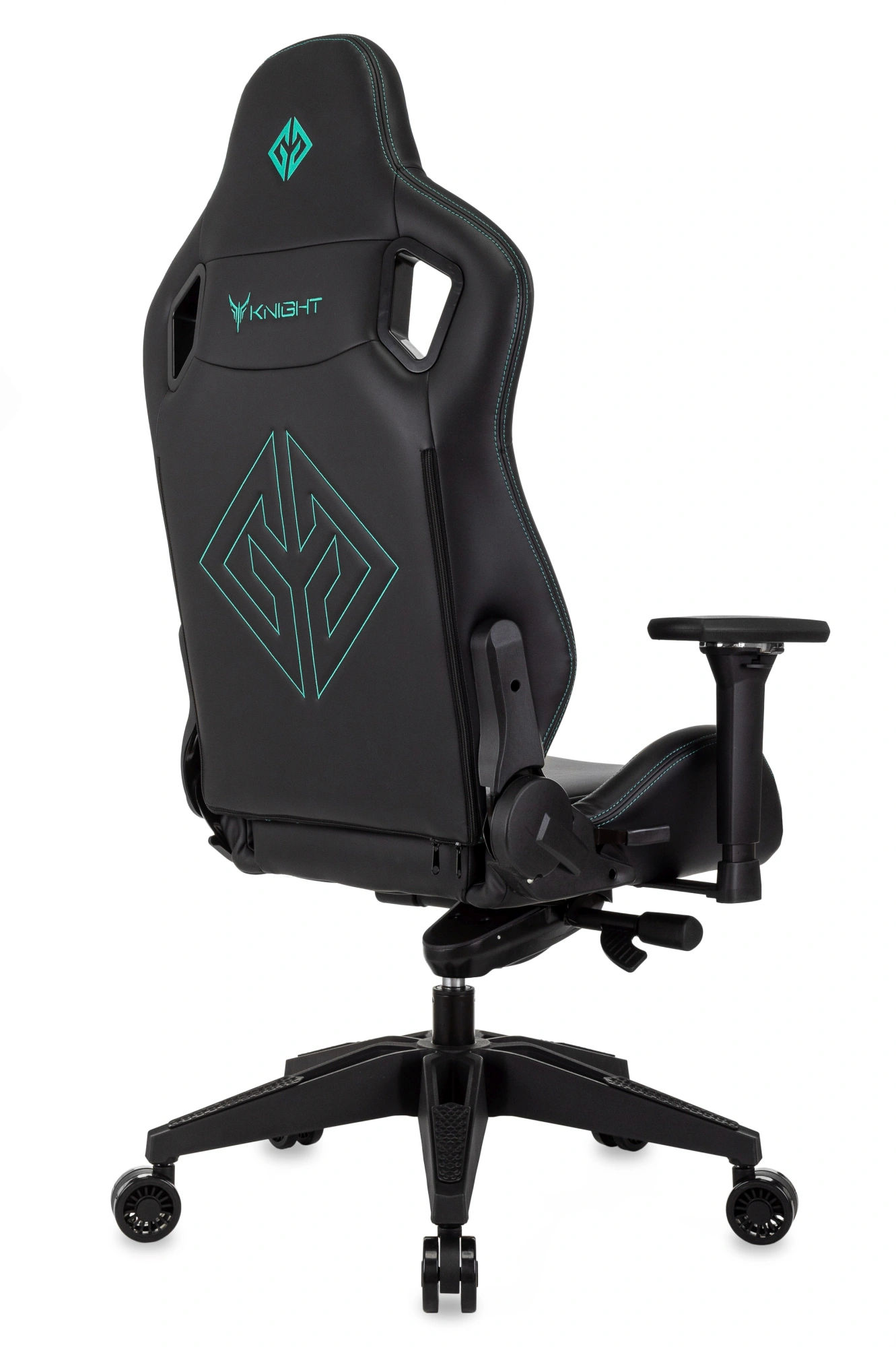 Кресло игровое Knight Titgame, обивка: экокожа, цвет: черный (KNIGHT TITGAME) от магазина Buro.store